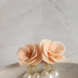 Blush Pearl Bloom Earrings