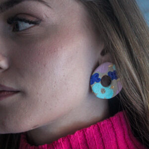 Pastel Garden Statement Earrings